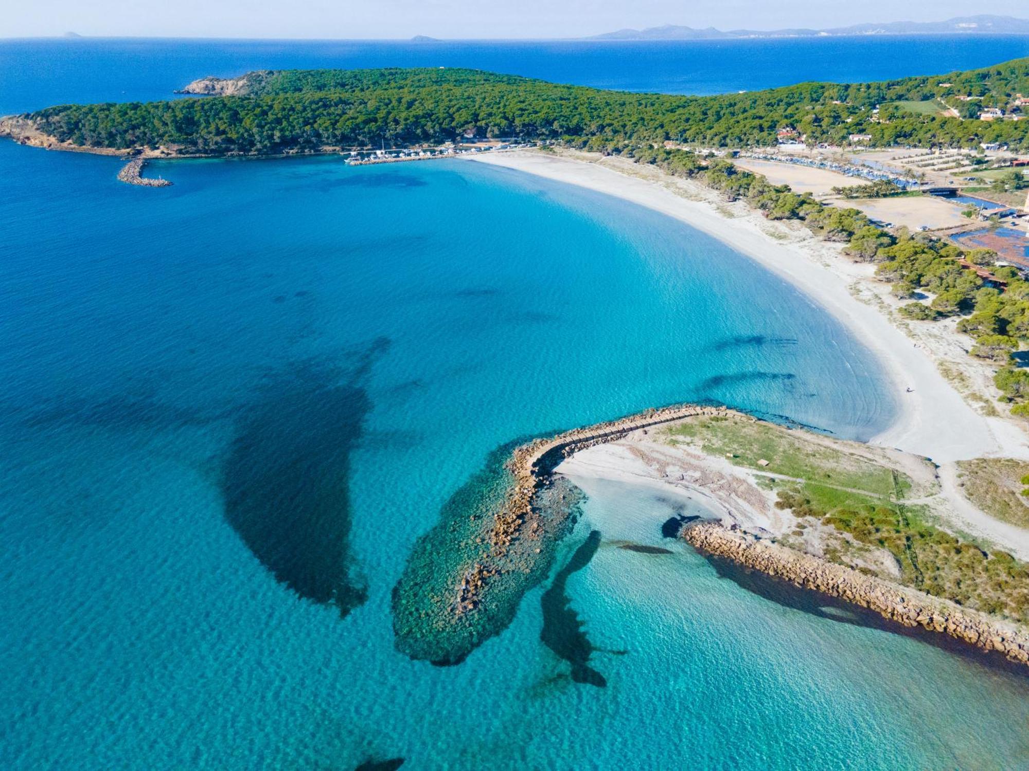 Rustico Porto Pino 30 Mt Dalla Spiaggia Exterior photo